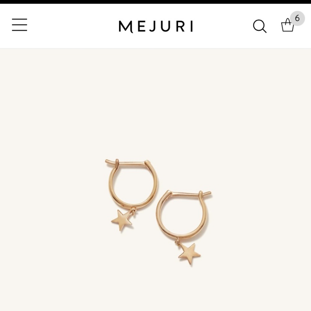 Mejuri Nova hoops